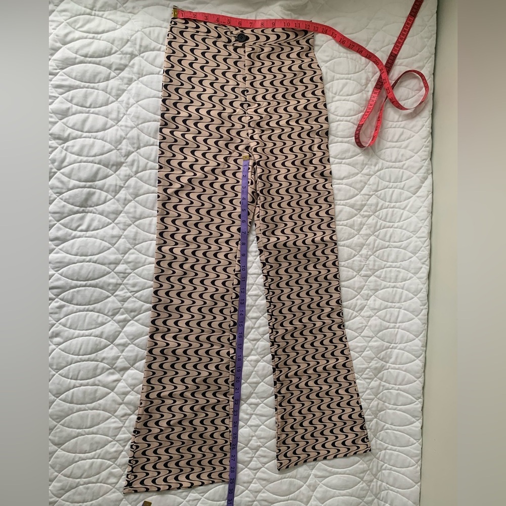 #16 Funky pants!  Silky fabric, no stretch